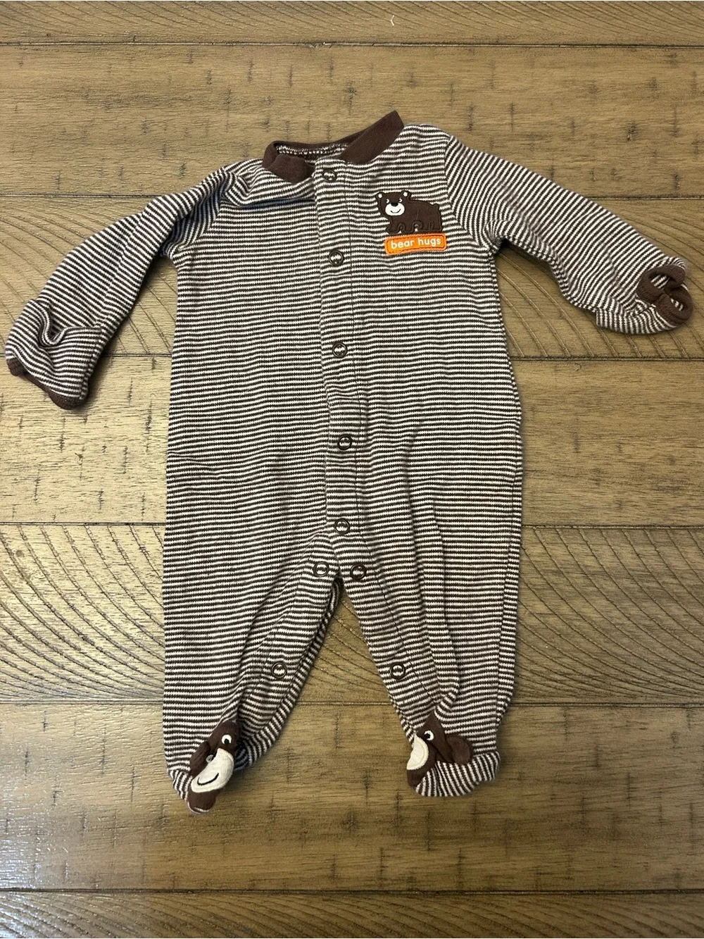 Newborn Baby Boy footie pajamas